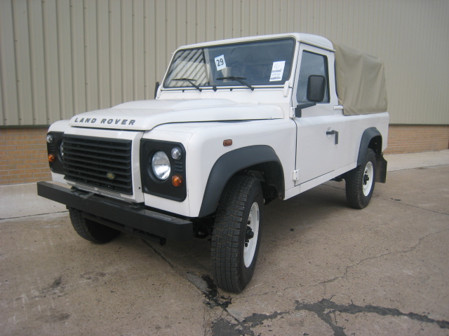 Unused Land Rover Defender 110 pick up LHD puma - Govsales of ex military vehicles for sale, mod surplus
